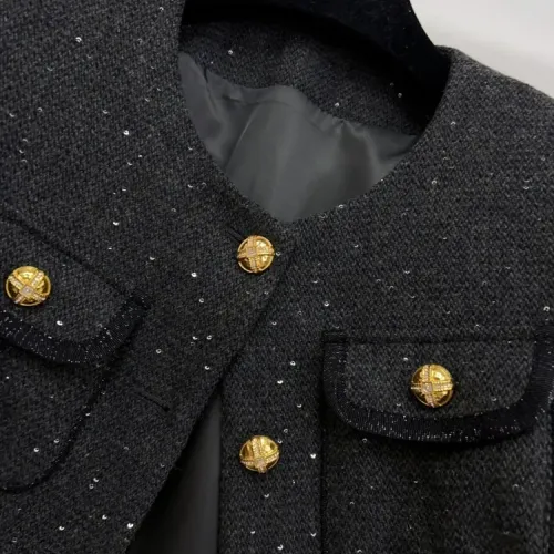 Cheap Chanel Coats Long Sleeved For Women #1408330 Replica Wholesale [$118.00 USD] [ITEM#1408330] on Replica Chanel Coats