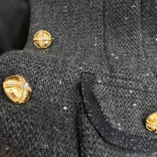 Cheap Chanel Coats Long Sleeved For Women #1408330 Replica Wholesale [$118.00 USD] [ITEM#1408330] on Replica Chanel Coats