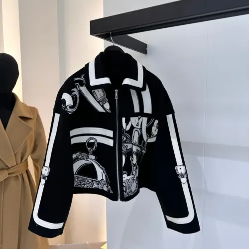 Cheap Hermes Jackets Long Sleeved For Women #1408334 Replica Wholesale [$393.39 USD] [ITEM#1408334] on Replica Hermes Jackets