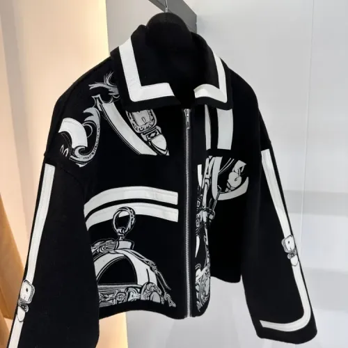 Cheap Hermes Jackets Long Sleeved For Women #1408334 Replica Wholesale [$393.39 USD] [ITEM#1408334] on Replica Hermes Jackets