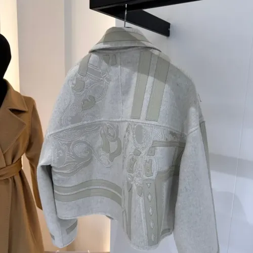 Cheap Hermes Jackets Long Sleeved For Women #1408335 Replica Wholesale [$393.39 USD] [ITEM#1408335] on Replica Hermes Jackets