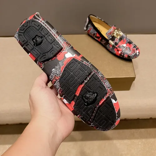 Cheap Versace Leather Shoes For Men #1408364 Replica Wholesale [$76.00 USD] [ITEM#1408364] on Replica Versace Leather Shoes