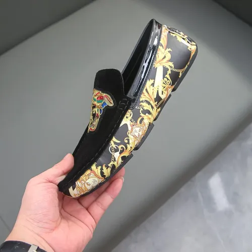 Cheap Versace Leather Shoes For Men #1408366 Replica Wholesale [$72.00 USD] [ITEM#1408366] on Replica Versace Leather Shoes
