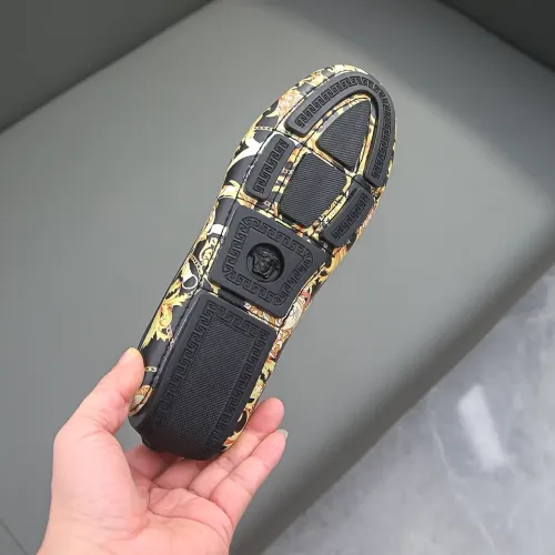 Cheap Versace Leather Shoes For Men #1408366 Replica Wholesale [$72.00 USD] [ITEM#1408366] on Replica Versace Leather Shoes