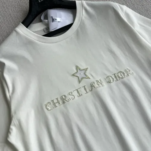 Cheap Christian Dior T-Shirts Short Sleeved For Women #1408383 Replica Wholesale [$64.00 USD] [ITEM#1408383] on Replica Christian Dior T-Shirts