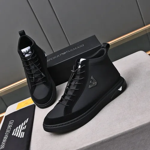 Armani High Tops Shoes For Men #1408400