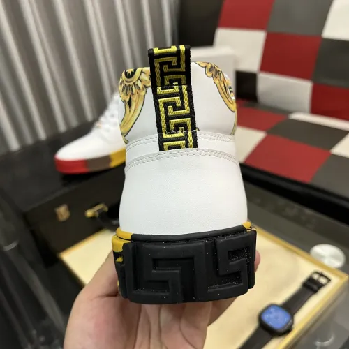 Cheap Versace High Tops Shoes For Men #1408405 Replica Wholesale [$82.00 USD] [ITEM#1408405] on Replica Versace High Tops Shoes