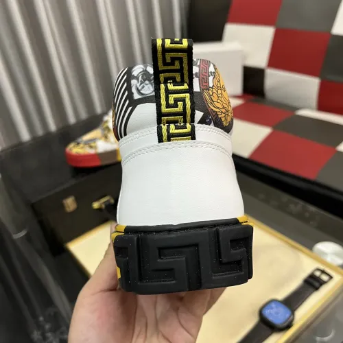 Cheap Versace High Tops Shoes For Men #1408407 Replica Wholesale [$82.00 USD] [ITEM#1408407] on Replica Versace High Tops Shoes