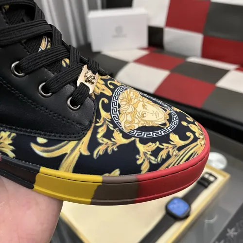 Cheap Versace High Tops Shoes For Men #1408408 Replica Wholesale [$82.00 USD] [ITEM#1408408] on Replica Versace High Tops Shoes