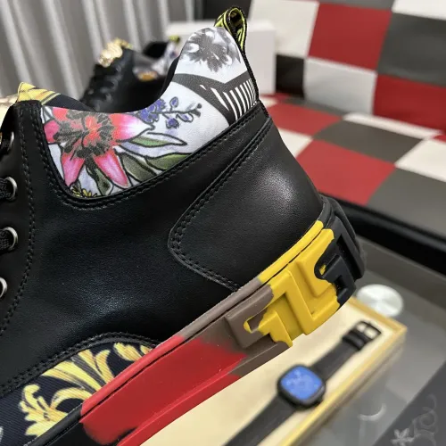 Cheap Versace High Tops Shoes For Men #1408408 Replica Wholesale [$82.00 USD] [ITEM#1408408] on Replica Versace High Tops Shoes