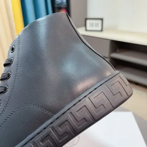 Cheap Versace High Tops Shoes For Men #1408410 Replica Wholesale [$80.00 USD] [ITEM#1408410] on Replica Versace High Tops Shoes