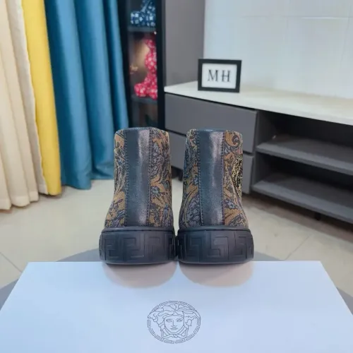 Cheap Versace High Tops Shoes For Men #1408413 Replica Wholesale [$80.00 USD] [ITEM#1408413] on Replica Versace High Tops Shoes