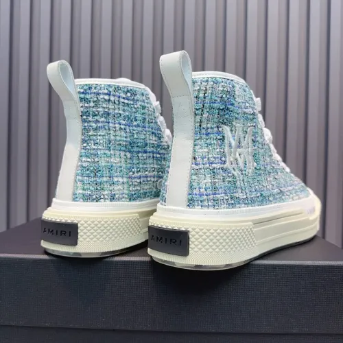 Cheap Amiri High Tops Shoes For Men #1408435 Replica Wholesale [$112.00 USD] [ITEM#1408435] on Replica Amiri High Tops Shoes