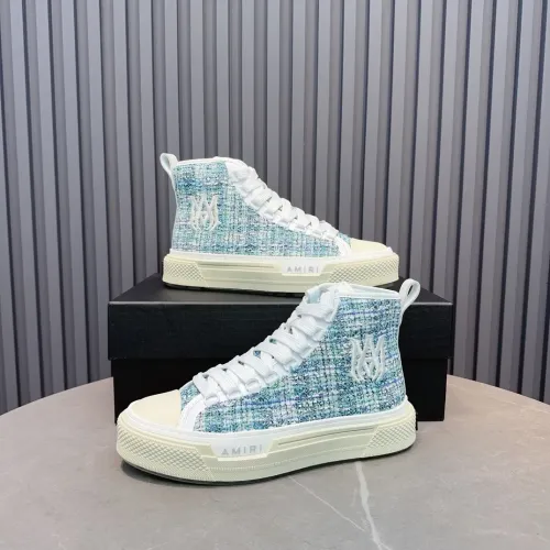 Cheap Amiri High Tops Shoes For Women #1408436 Replica Wholesale [$112.00 USD] [ITEM#1408436] on Replica Amiri High Tops Shoes