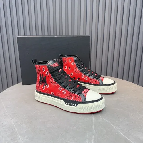 Cheap Amiri High Tops Shoes For Men #1408437 Replica Wholesale [$112.00 USD] [ITEM#1408437] on Replica Amiri High Tops Shoes