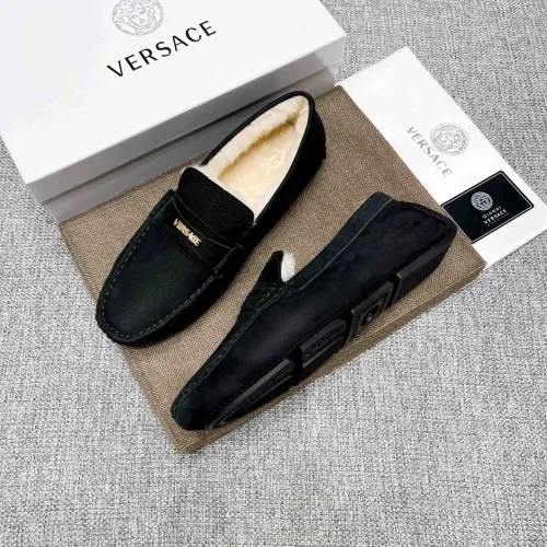 Versace Leather Shoes For Men #1408512