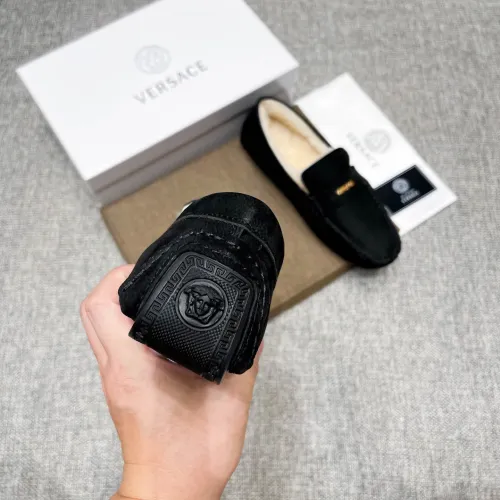 Cheap Versace Leather Shoes For Men #1408512 Replica Wholesale [$80.00 USD] [ITEM#1408512] on Replica Versace Leather Shoes