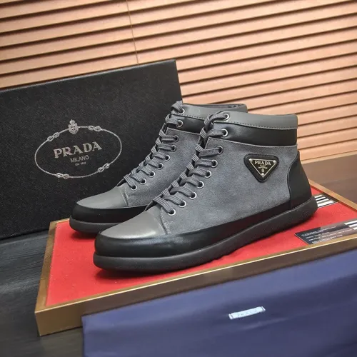 Prada High Top Shoes For Men #1408513