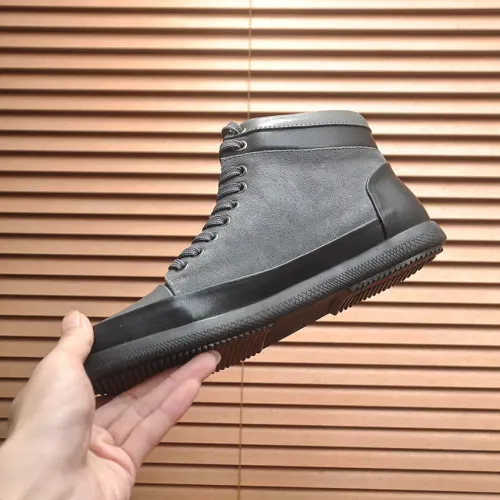 Cheap Prada High Top Shoes For Men #1408513 Replica Wholesale [$92.00 USD] [ITEM#1408513] on Replica Prada High Top Shoes