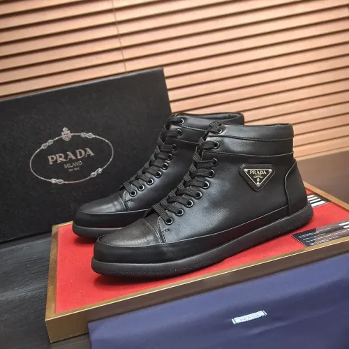 Prada High Top Shoes For Men #1408515