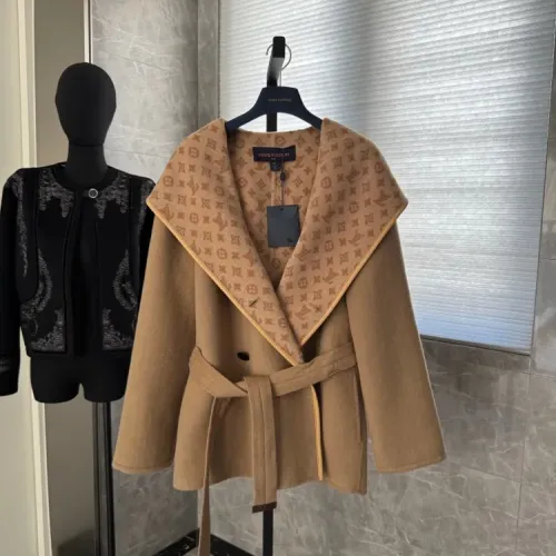 Cheap Louis Vuitton LV Coats Long Sleeved For Women #1408548 Replica Wholesale [$416.53 USD] [ITEM#1408548] on Replica Louis Vuitton LV Coats