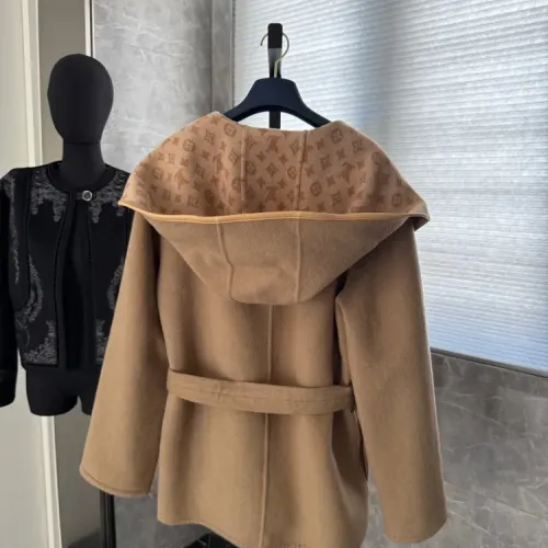 Cheap Louis Vuitton LV Coats Long Sleeved For Women #1408548 Replica Wholesale [$416.53 USD] [ITEM#1408548] on Replica Louis Vuitton LV Coats