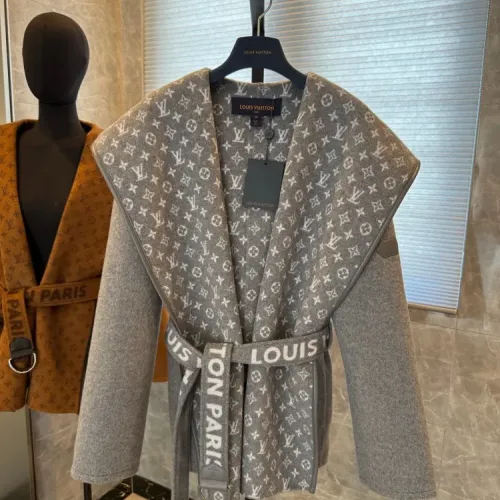Cheap Louis Vuitton LV Coats Long Sleeved For Women #1408550 Replica Wholesale [$416.53 USD] [ITEM#1408550] on Replica Louis Vuitton LV Coats