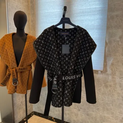 Cheap Louis Vuitton LV Coats Long Sleeved For Women #1408551 Replica Wholesale [$416.53 USD] [ITEM#1408551] on Replica Louis Vuitton LV Coats