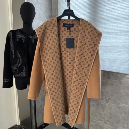Cheap Louis Vuitton LV Coats Long Sleeved For Women #1408558 Replica Wholesale [$406.61 USD] [ITEM#1408558] on Replica Louis Vuitton LV Coats
