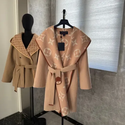 Cheap Louis Vuitton LV Coats Long Sleeved For Women #1408560 Replica Wholesale [$406.61 USD] [ITEM#1408560] on Replica Louis Vuitton LV Coats