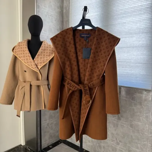 Cheap Louis Vuitton LV Coats Long Sleeved For Women #1408561 Replica Wholesale [$406.61 USD] [ITEM#1408561] on Replica Louis Vuitton LV Coats