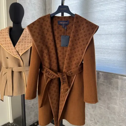 Cheap Louis Vuitton LV Coats Long Sleeved For Women #1408561 Replica Wholesale [$406.61 USD] [ITEM#1408561] on Replica Louis Vuitton LV Coats
