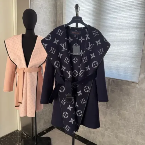 Cheap Louis Vuitton LV Coats Long Sleeved For Women #1408563 Replica Wholesale [$406.61 USD] [ITEM#1408563] on Replica Louis Vuitton LV Coats