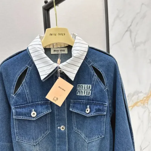 Cheap MIU MIU Dresses Long Sleeved For Women #1408579 Replica Wholesale [$98.00 USD] [ITEM#1408579] on Replica MIU MIU Dresses