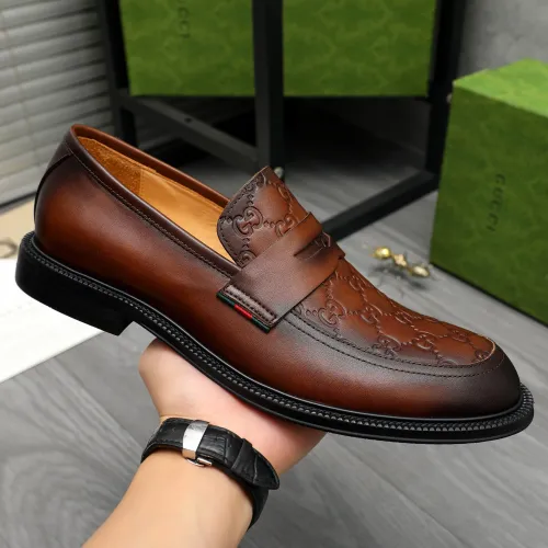 Cheap Gucci Oxfords Shoes For Men #1408586 Replica Wholesale [$98.00 USD] [ITEM#1408586] on Replica Gucci Oxfords Shoes
