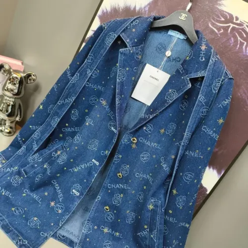 Cheap Chanel Coats Long Sleeved For Women #1408592 Replica Wholesale [$105.00 USD] [ITEM#1408592] on Replica Chanel Coats