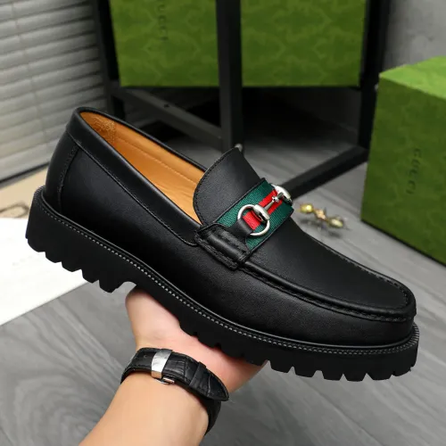 Cheap Gucci Oxfords Shoes For Men #1408594 Replica Wholesale [$102.00 USD] [ITEM#1408594] on Replica Gucci Oxfords Shoes