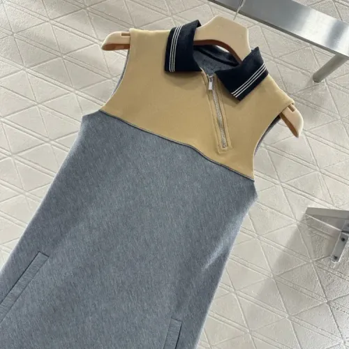 Cheap MIU MIU Dresses Sleeveless For Women #1408595 Replica Wholesale [$64.00 USD] [ITEM#1408595] on Replica MIU MIU Dresses