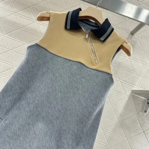 Cheap MIU MIU Dresses Sleeveless For Women #1408595 Replica Wholesale [$64.00 USD] [ITEM#1408595] on Replica MIU MIU Dresses