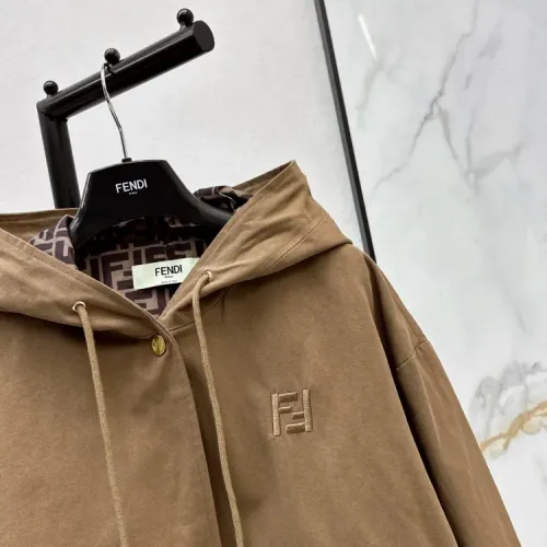 Cheap Fendi Jackets Long Sleeved For Women #1408599 Replica Wholesale [$85.00 USD] [ITEM#1408599] on Replica Fendi Jackets