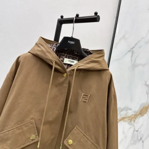 Cheap Fendi Jackets Long Sleeved For Women #1408599 Replica Wholesale [$85.00 USD] [ITEM#1408599] on Replica Fendi Jackets
