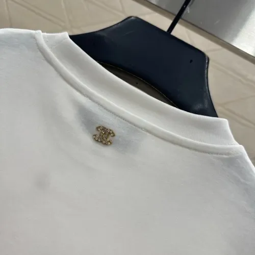 Cheap Chanel T-Shirts Short Sleeved For Women #1408601 Replica Wholesale [$52.00 USD] [ITEM#1408601] on Replica Chanel T-Shirts