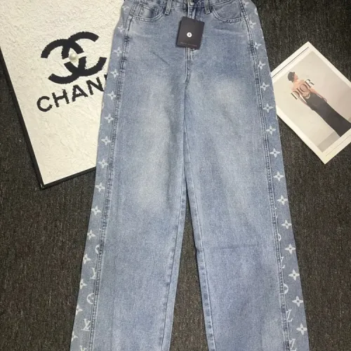 Cheap Louis Vuitton LV Jeans For Women #1408607 Replica Wholesale [$72.00 USD] [ITEM#1408607] on Replica Louis Vuitton LV Jeans