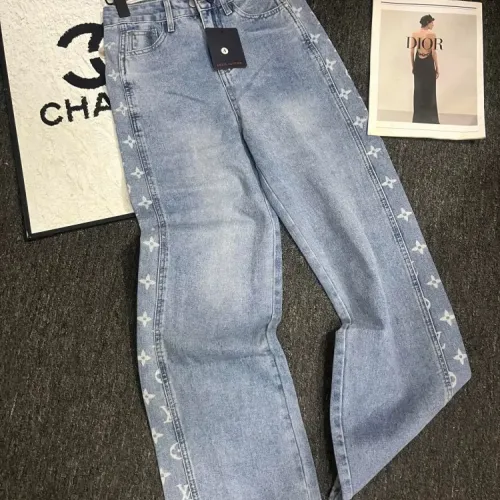 Cheap Louis Vuitton LV Jeans For Women #1408607 Replica Wholesale [$72.00 USD] [ITEM#1408607] on Replica Louis Vuitton LV Jeans