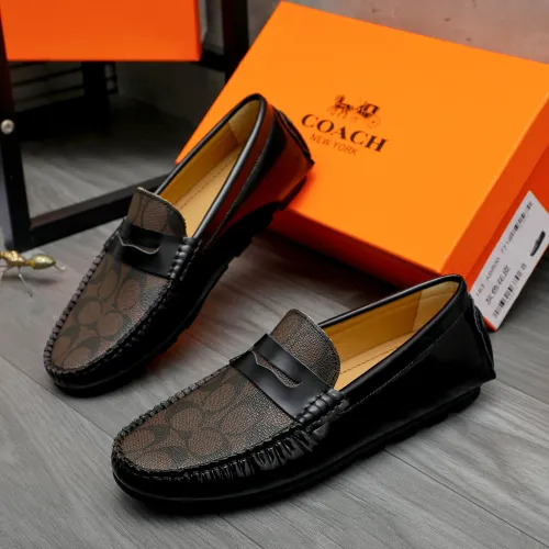 Cheap Coach Leather Shoes For Men #1408678 Replica Wholesale [$82.00 USD] [ITEM#1408678] on Replica Coach Leather Shoes