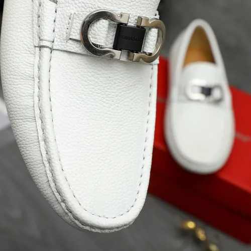 Cheap Salvatore Ferragamo Leather Shoes For Men #1408680 Replica Wholesale [$82.00 USD] [ITEM#1408680] on Replica Salvatore Ferragamo Leather Shoes