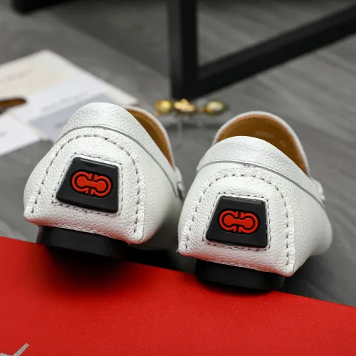 Cheap Salvatore Ferragamo Leather Shoes For Men #1408680 Replica Wholesale [$82.00 USD] [ITEM#1408680] on Replica Salvatore Ferragamo Leather Shoes