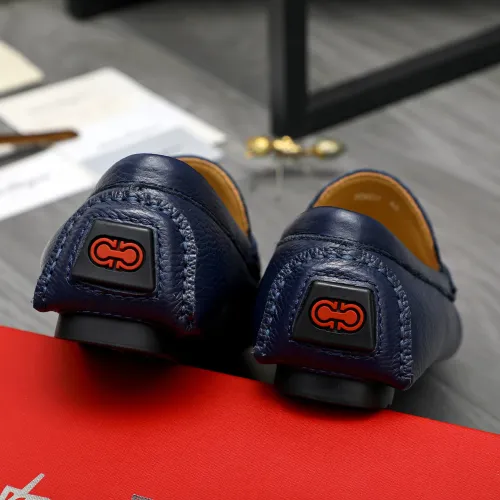 Cheap Salvatore Ferragamo Leather Shoes For Men #1408681 Replica Wholesale [$82.00 USD] [ITEM#1408681] on Replica Salvatore Ferragamo Leather Shoes