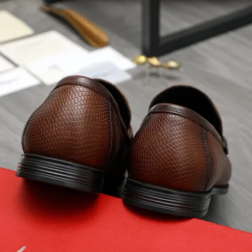 Cheap Salvatore Ferragamo Leather Shoes For Men #1408683 Replica Wholesale [$85.00 USD] [ITEM#1408683] on Replica Salvatore Ferragamo Leather Shoes