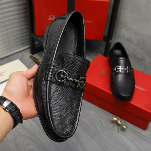 Cheap Salvatore Ferragamo Leather Shoes For Men #1408684 Replica Wholesale [$85.00 USD] [ITEM#1408684] on Replica Salvatore Ferragamo Leather Shoes